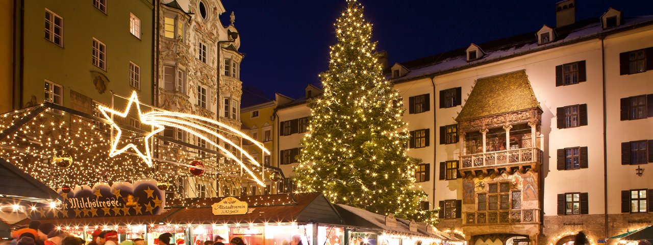 Christmas Market in the Medieval Old Town of Innsbruck, © Innsbruck Tourismus/Christoph Lackner