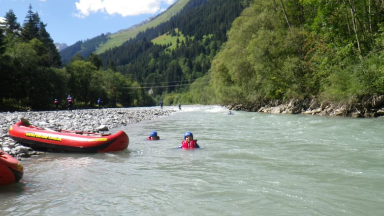 Action, adventure, swimming &ndash; rafting in Tirol is a great activity for all ages.
, © Julia König