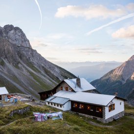 Würtemberger Haus Hut in the Lechtal Alps, © Tirol Werbung/Dominik Gigler