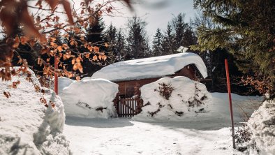 Zufahrt Winter, © Buchner Hütte