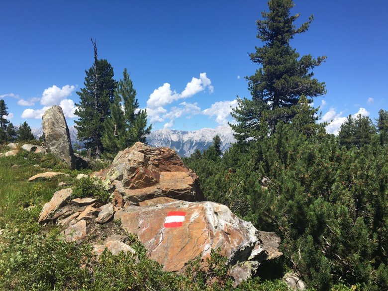 Viewing the map you will realise that the walk symbolizes a proud eagle spreading its wings all over Tirol.
