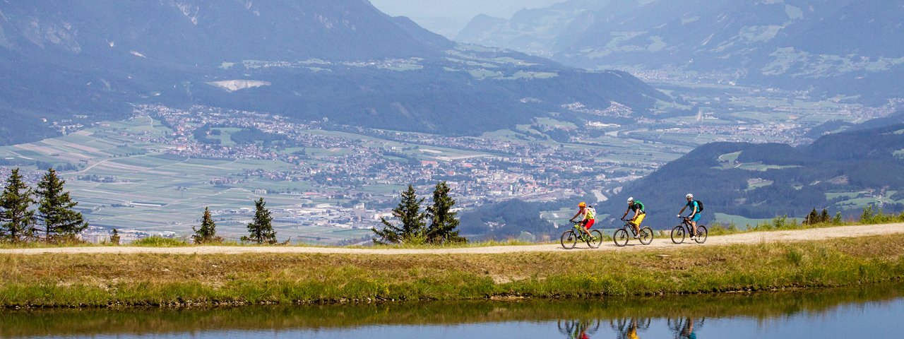 Mountain biking at the Muttereralm near Innsbruck, © TVB Innsbruck/Erwin Haiden