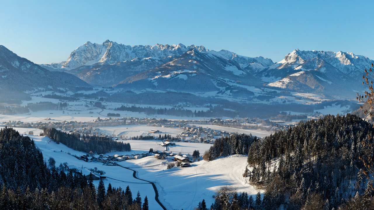 Winter in the Kaiserwinkl region, © TVB Kaiserwinkl/Bernhard Bergmann