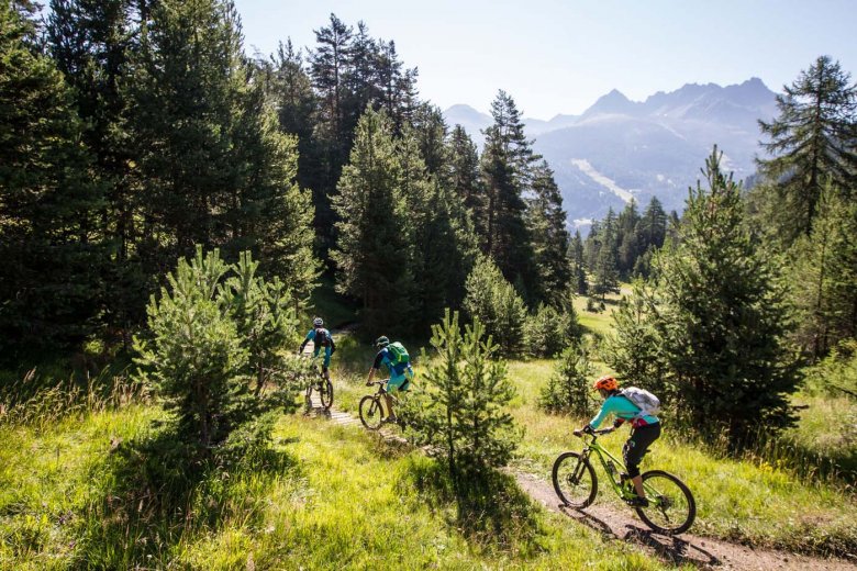 Enduro or all-mountain bikes are recommended to make the most of the 3-Country Enduro Trails.