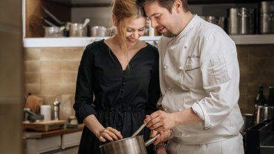 Ihre Gastgeber Mallorie Rey und Pirmin Lechner