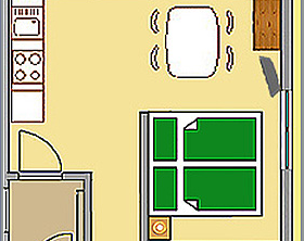 Floorplan Wohnstudio 2A