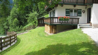 Berg-Chalet Glemmtaler Hütte Thiersee Garten