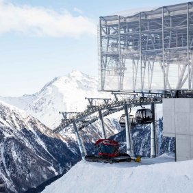 Top station of the Giggijochbahn cable car in Sölden, © Tirol Werbung/Lisa Hörterer