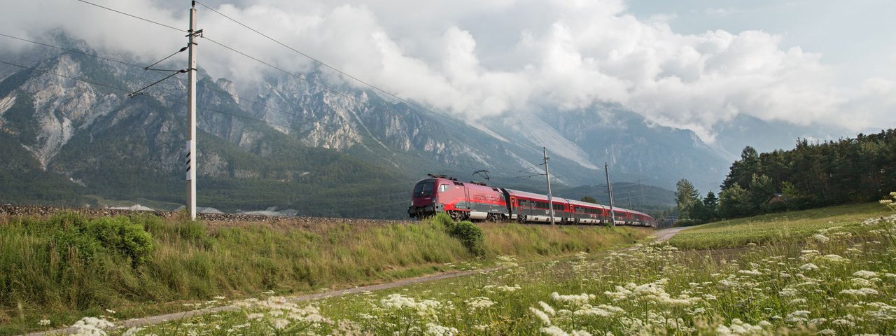 ÖBB Railjet, © Tirol Werbung/Regina Recht