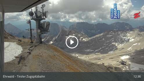 Webcam Tiroler Zugspitzbahn Bergstation