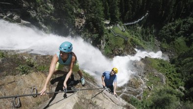 Klettersteig Stuibenfall, © Ötztal Tourismus