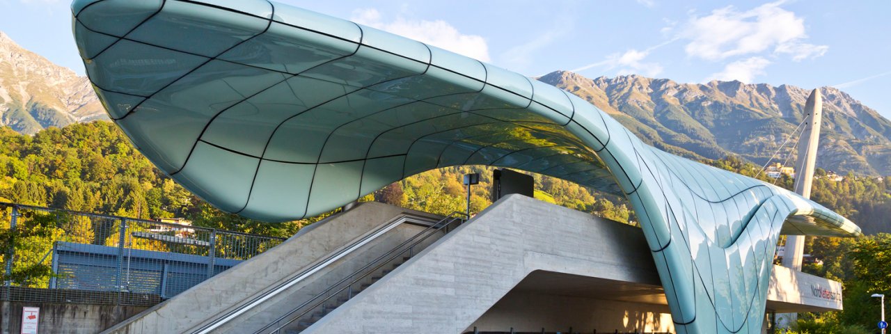 Station of the Nordkettenbahn, Architect: Zaha Hadi, © TVB Innsbruck