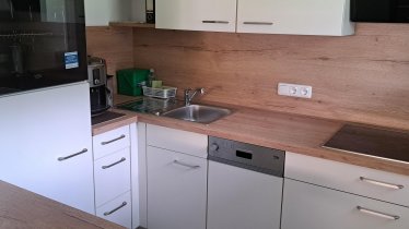 Küche mit Ess/Wohnbereich