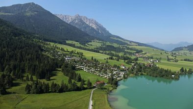 Blick auf den Campingplatz