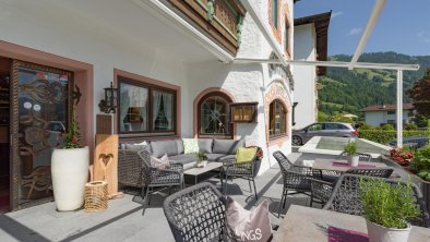 Terrasse Hotel Glockenstuhl in Westendorf