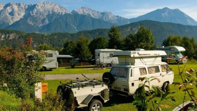 Camping Eichenwald in Stams mit Ausblick
