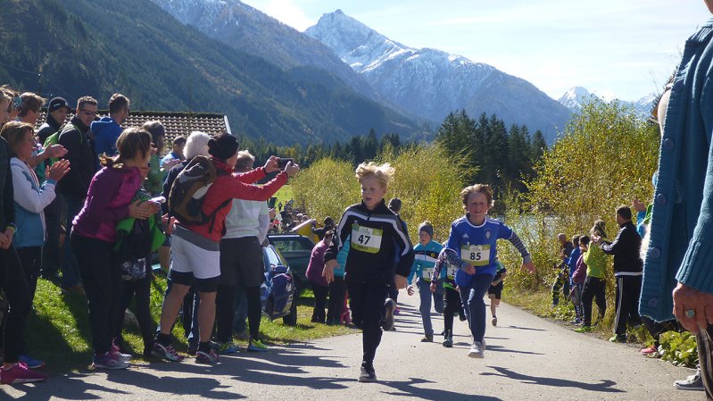 The Kids Run at the Lechtal Nature Park Run  