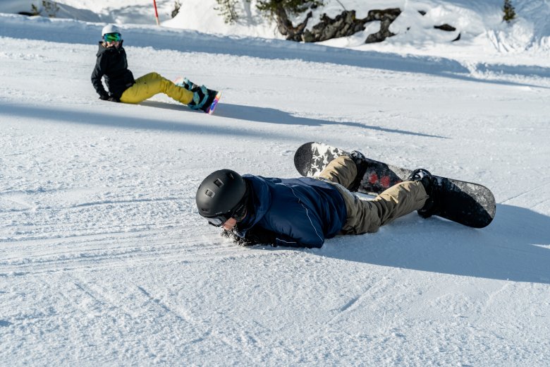 Merlin never imagined snowboarding would be this hard.
