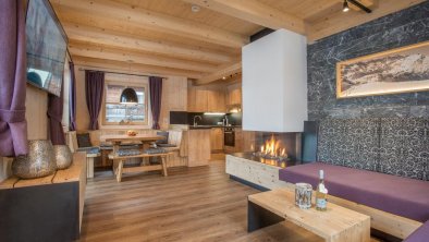 Wohnzimmer-Küche, © Alpenchalet