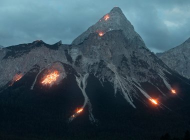 Summer solstice fires in Tirol