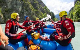 Rafting in the Imster Schlucht canyon, © Tirol Werbung/Peter Neusser