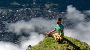 Yoga at Nordkette Mountain Range high above Innsbruck, © Yoga Summit Innsbruck