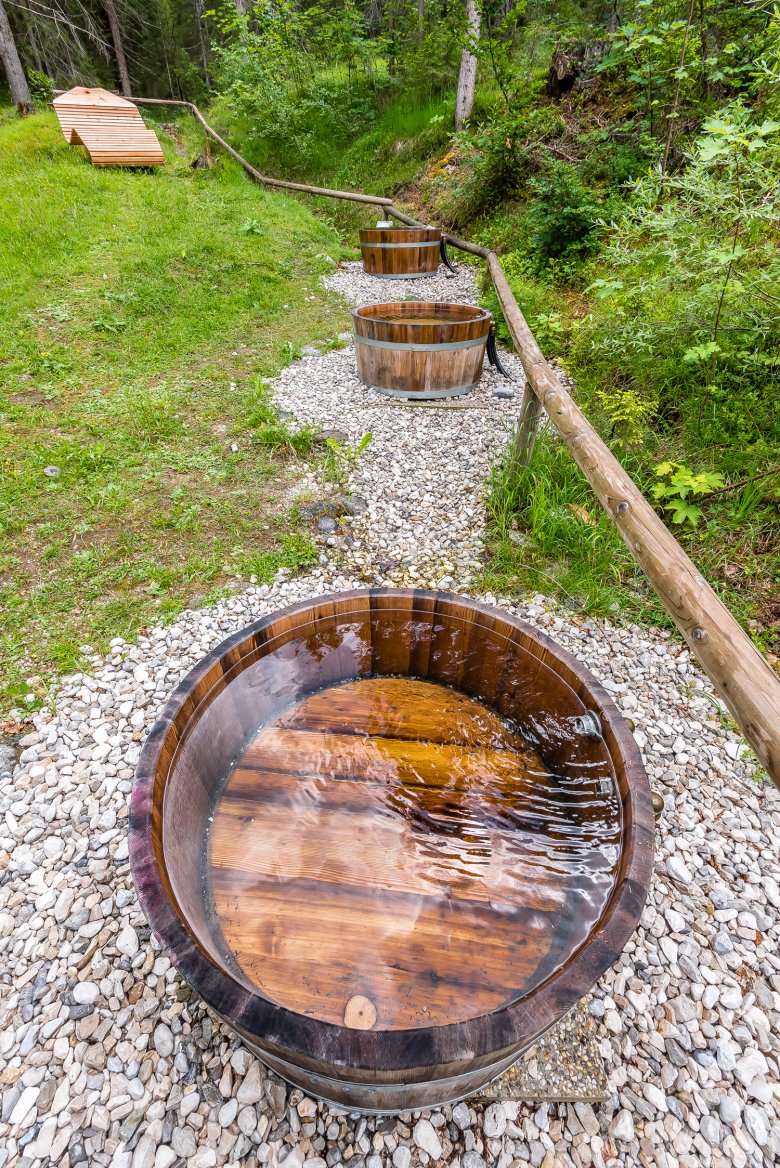 Kneipp water therapy spot near Telfs in Tirol