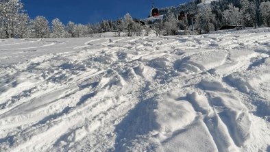 mit den Schi bis vor die Haustüre