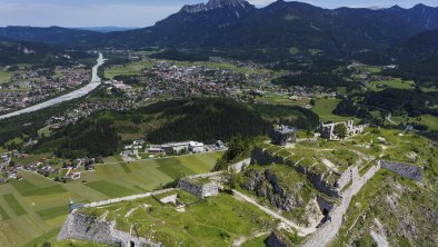 Burgenwelt Ehrenberg mit Blick in den Talkessel