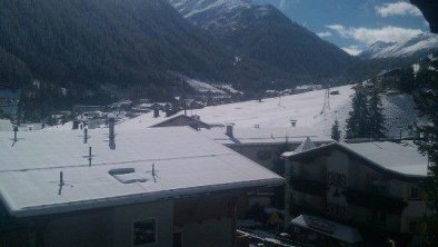 Ausblick von unsere Haus auf den Sattelkopf