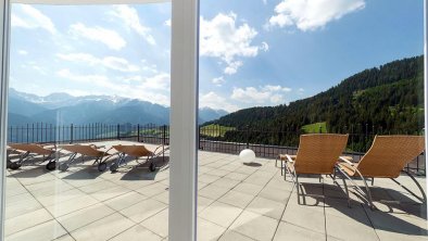 Wellness view in summer, © Natürlich. Hotel mit Charakter in Fiss, Tirol