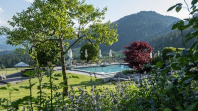 Söll-AlpenSchloessl-Hotel-Garten-Freischwimmbad, © Hotel AlpenSchlössl/Hans Ager