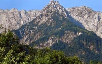Panoramablick auf das Kaisergebirge