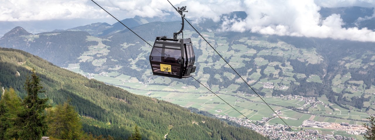 The Spieljochbahn cable car in the Zillertal Valley, © Andi Frank