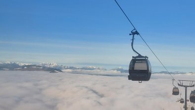 Winter Bergbahn Ausblick