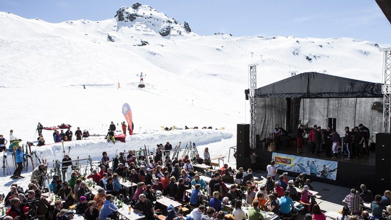 Hochfügen will be throwing a massive party on the slopes for winter season finale, with live acts, a rope team race for all ages and a kids festival, © Daniel Zangerl