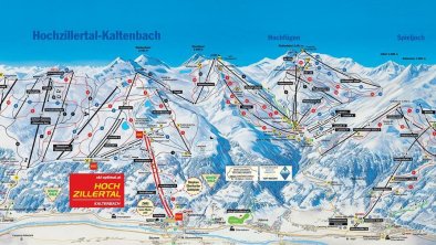 Pistenplan Hochfügen-Hochzillertal