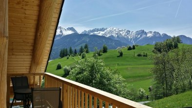 Balkon Ausblick im Sommer