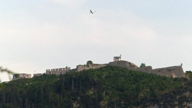 Schlosskopf ruins. Glider pilots start in Höfen