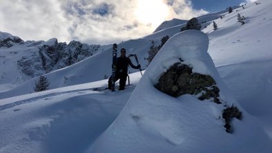 Rainer ist auch ein begeisterter Schitourengeher