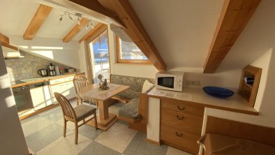 Kitchen with balcony in apartment Gerlosstein