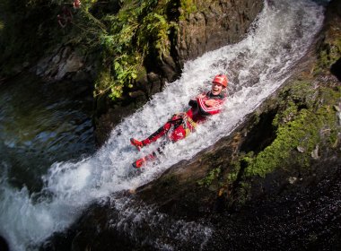 A leap into the unknown! Canyoning is just one of the many activities on offer at Area47.
, © Area47 - Rudi Wyhlidal