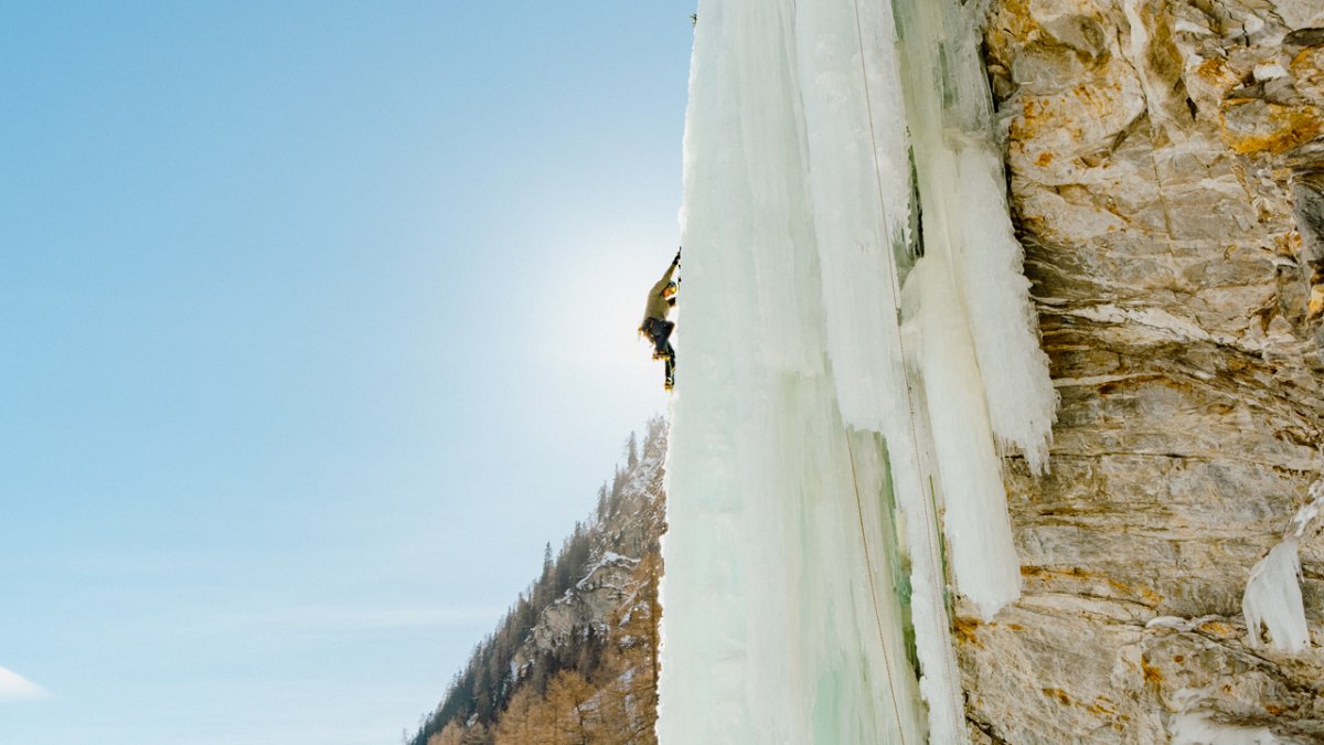 Ice climbing at the Ice Park East Tirol, © Ramon Haindl