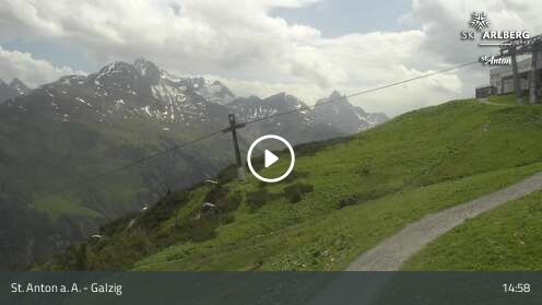 Webcam Galzig Bergstation