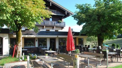 Scheffau_Bärnstatt_Terrasse_WilderKaiser, © Berggasthof Bärnstatt/Hermann