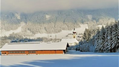 Talblick im Winter