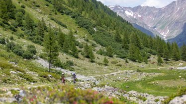 Mountain bike ride in the Paznauntal Valley