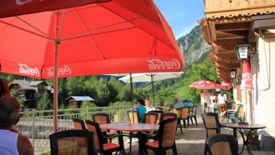 Cafe Alpenland Ginzling - Terrasse, © Cafe Alpenland