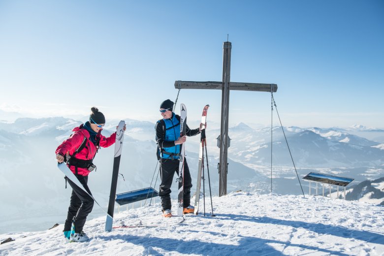 Ski touring in the KitzSki resort, © Michael Werlberger 